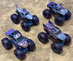 Hot Wheels Monster Jam gears & galaxies trucks