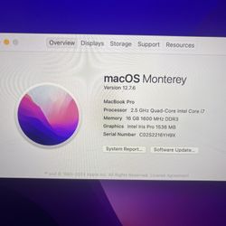 2015 MacBook Pro (USED)