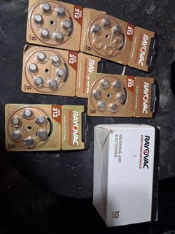 Rayovac Hearing Aid Batteries 15 packs