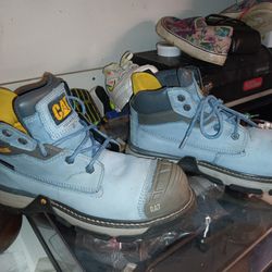 Caterpillar Womens blue  Work & Safety Boots Size 8 71558