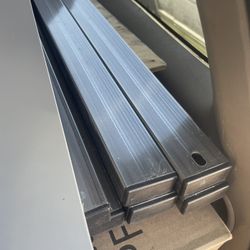 Crate And Barrel.   Heavy Duty king bed Steel Bed Frame