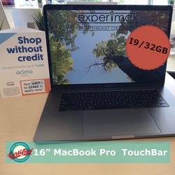 16” MacBook Pro TouchBar 