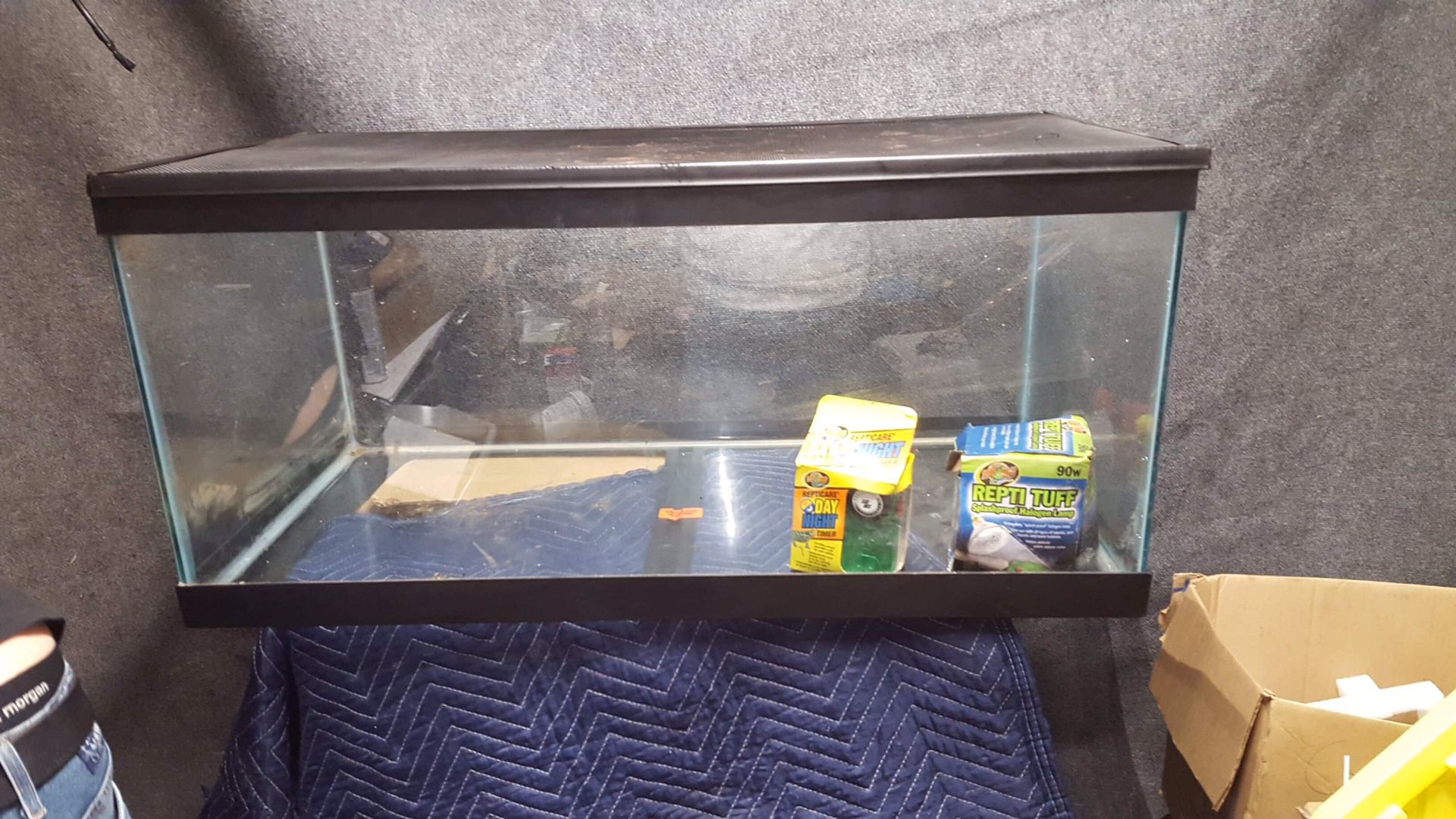 Reptile home made by fluval
