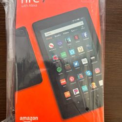 New Amazon Kindle Fire Tab 7 32GB With New Case 