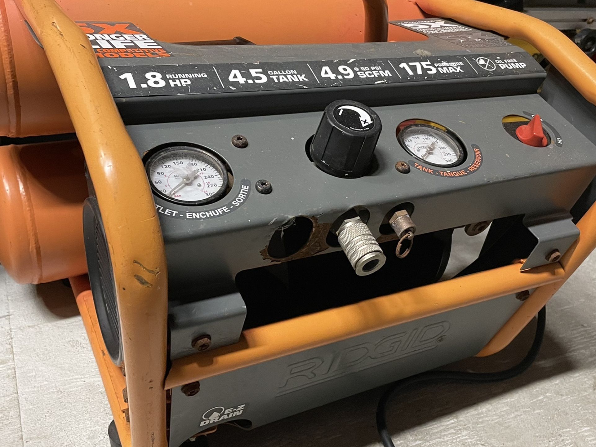 Rigid 4.5Gallon Air Compressor