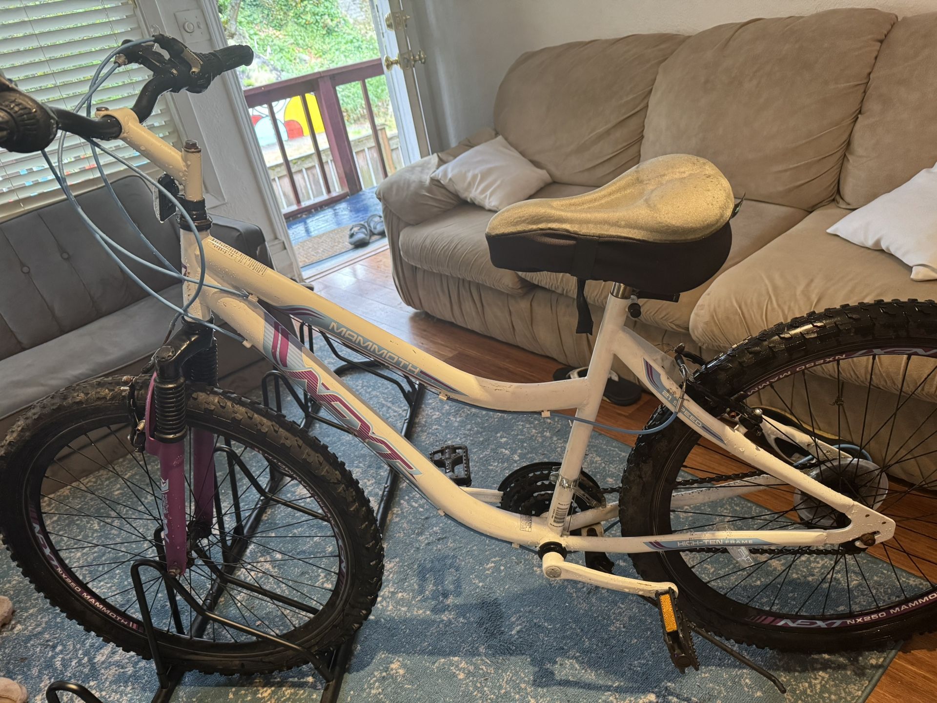 NEXT NX250 MAMOTH Mountain Bike And 6 Bike Rack Storage