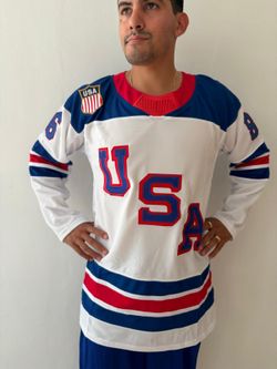 Olympic Gold Jack Hughes USA Hockey Jersey