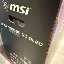 MSI 491CQP QD-OLED 49 Inch Gaming Monitor 