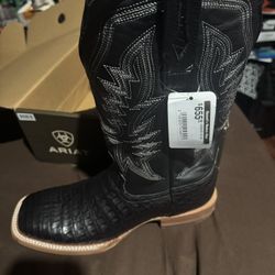 durango black caiman western cowboy boot
