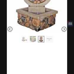 Del Sol Sculptural Fountain ..new In The  Box