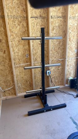Gym tree weight rack