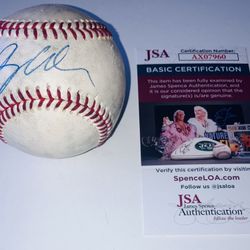 BRYAN WOO SEATTLE MARINERS STAR SIGNED AUTOGRAPHED GU MLB BASEBALL JSA COA RARE!