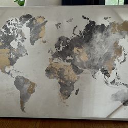 Canvas Wall Art - world 