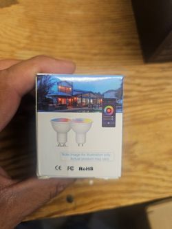 GU10 RGB Smart LED Bulbs Pack of 10