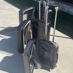 3piece mix luggage set