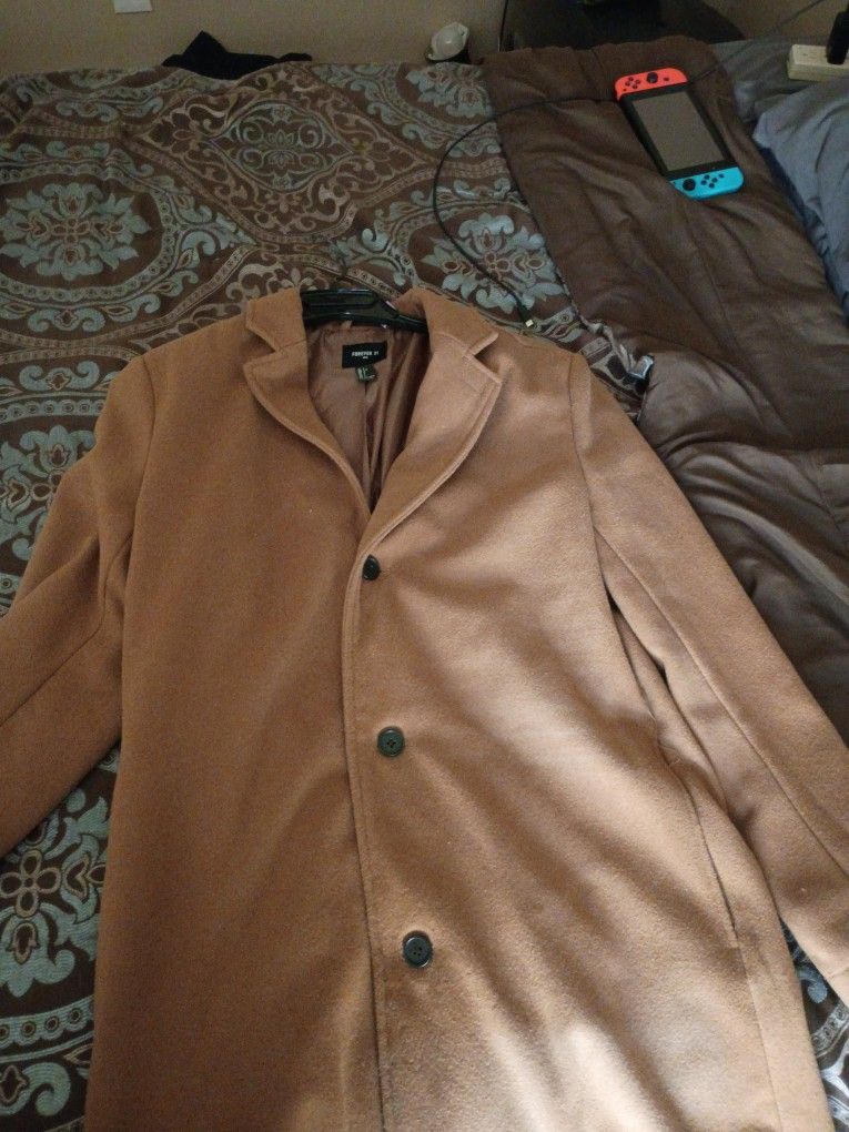 Forever 21 Tan Trench Coat