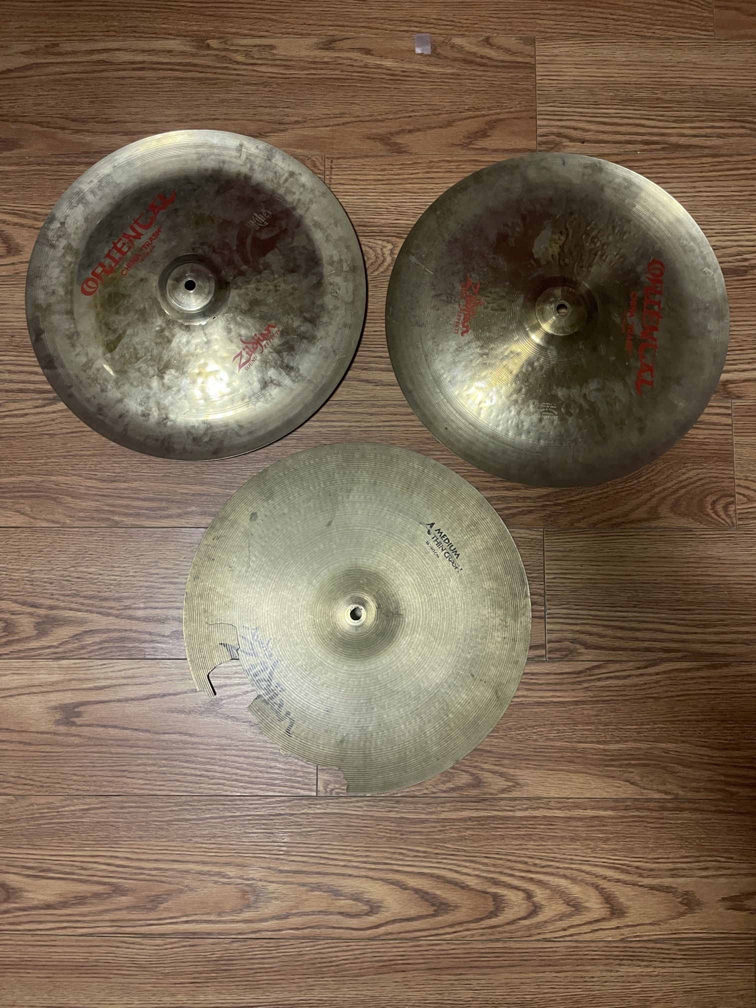 Cracked Cymbals Zildijian