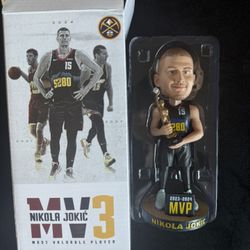 Nikola Jokic Denver Nuggets MV3 Bobblehead SGA 2/12/2025 Limited to 5 Thousand 