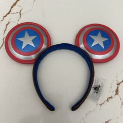 Captain America Disney Ears