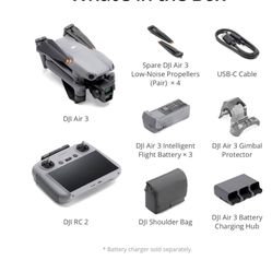 DJI AIR 3 Fly More Bundle . 