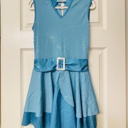 Aqua Blue Dress For Halloween