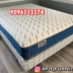 Full Size Supreme Orthopedic Mattress And Boxspring 
