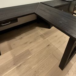 Living Spaces Desk And File Cabinet