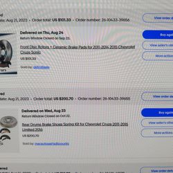 Rotors/Drums/Brakes/hardware 