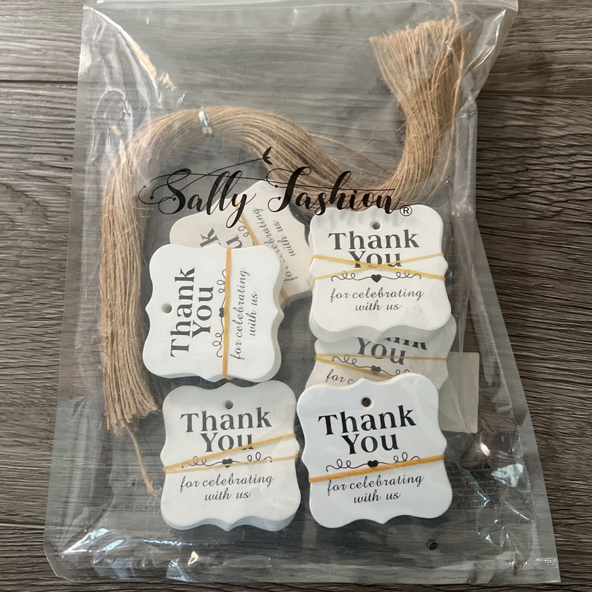150 Thank You Gift Tags 
