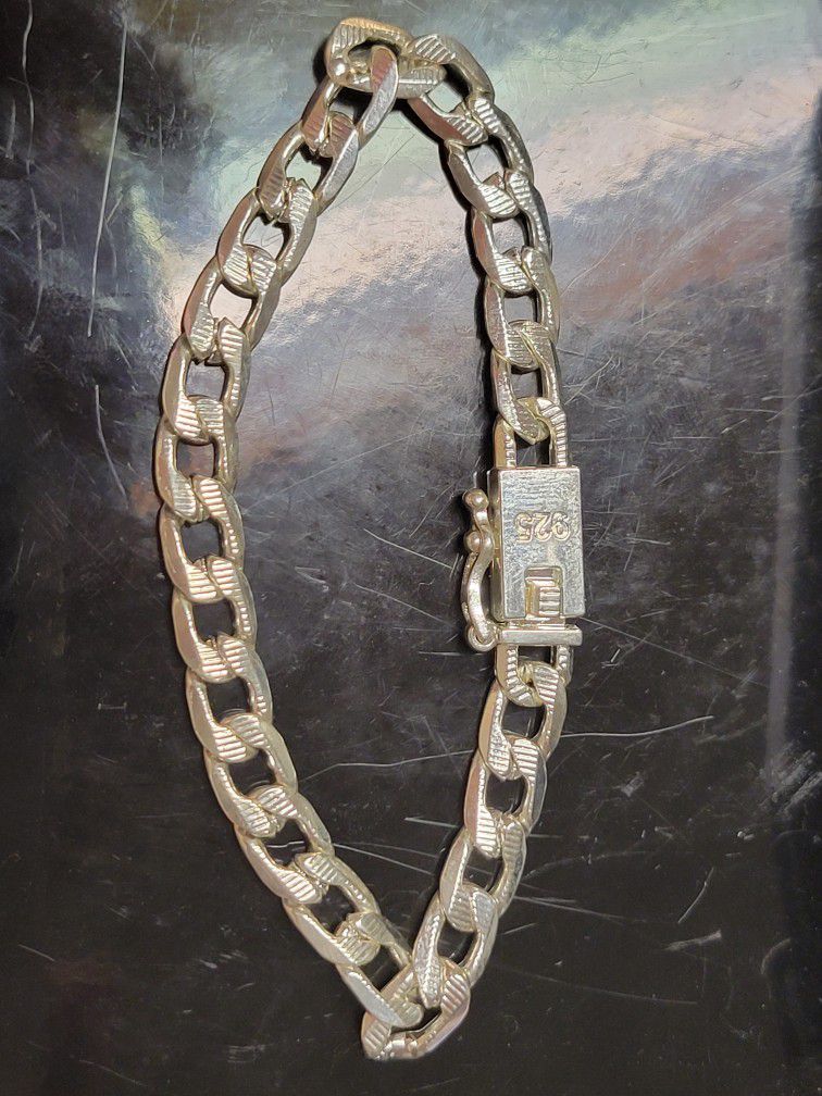925 Silver Bracelet 8" 