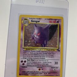Pokemon Card Gengar Fossil 