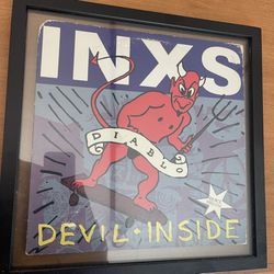 INXS Framed Single “Devil Inside”