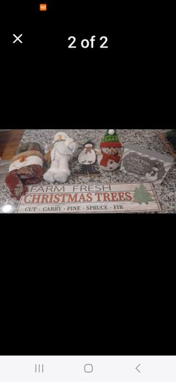 6piece holiday decor