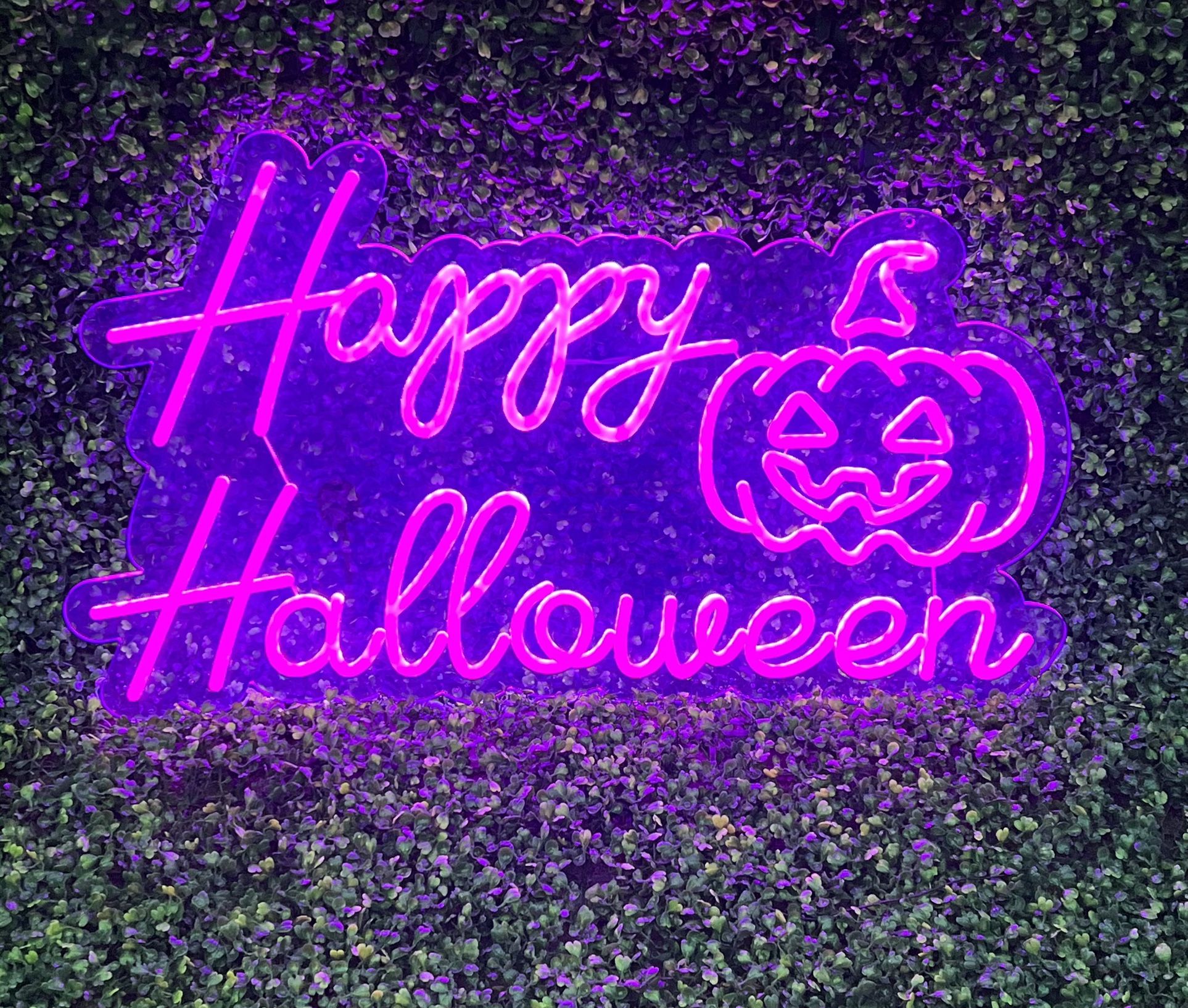 Happy Halloween Neon Sign