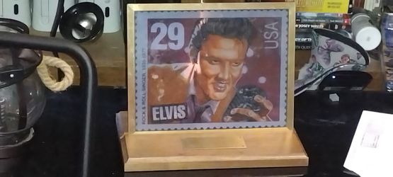 I have this very nice Elvis stamp made out of glass 29 cents beautiful condition