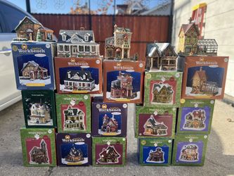 Porcelain Lighted House