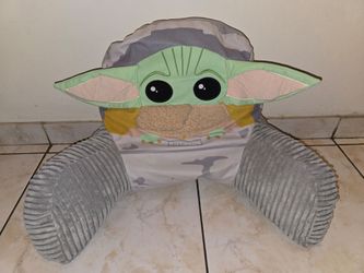 Kids Baby Yoda Backrest Pillow