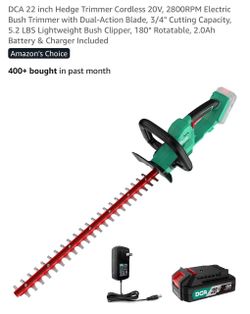 Brand new unopened 22” Hedge Trimmer cordless 20V Electric trimmer