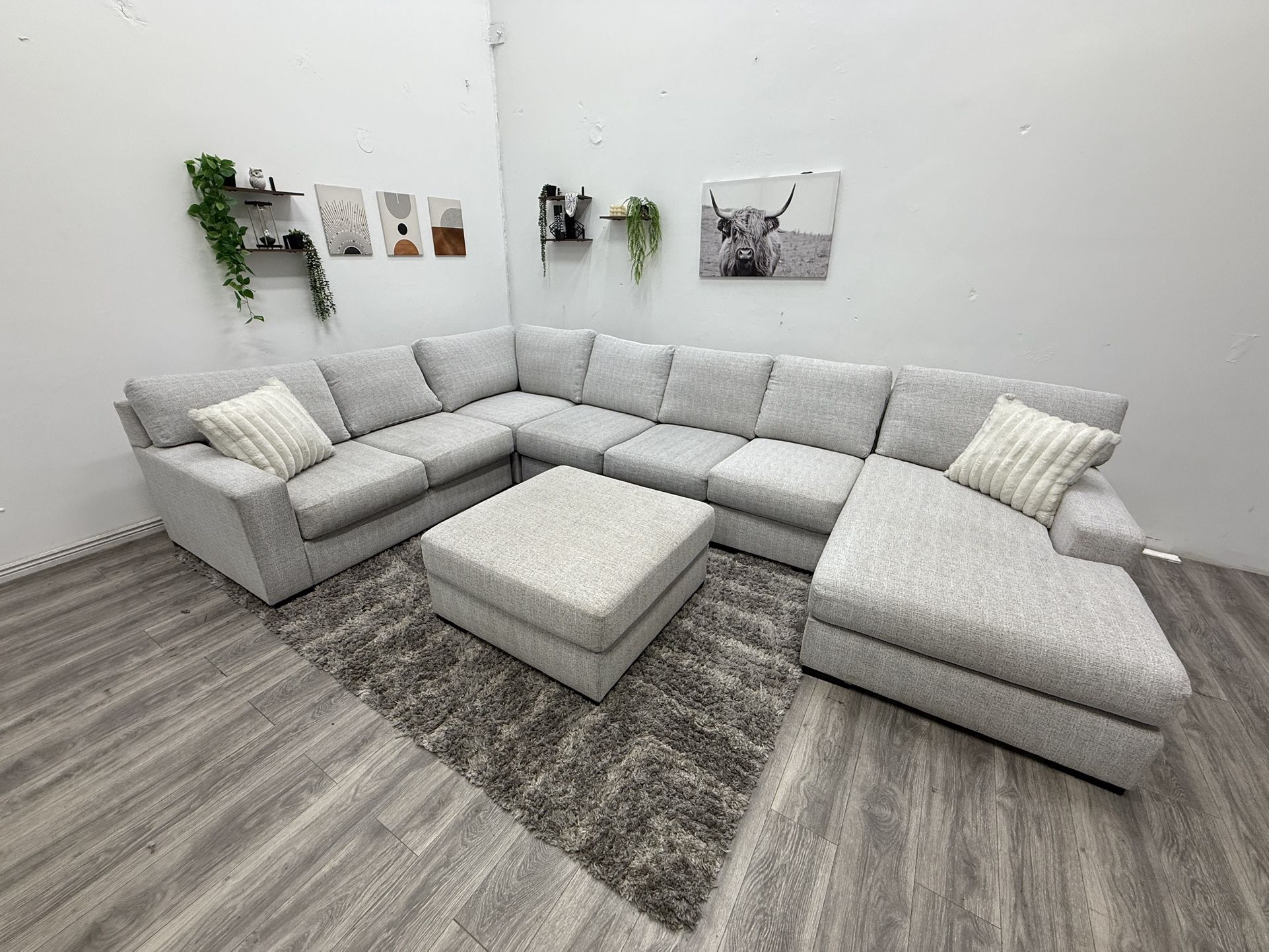 Gray Sectional Couch - Free Delivery