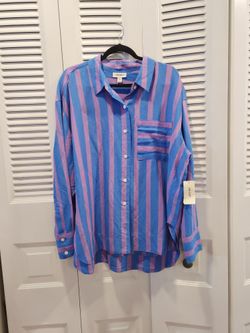 Stripes Shirt (On 34th Brand) NEW Size XXL 