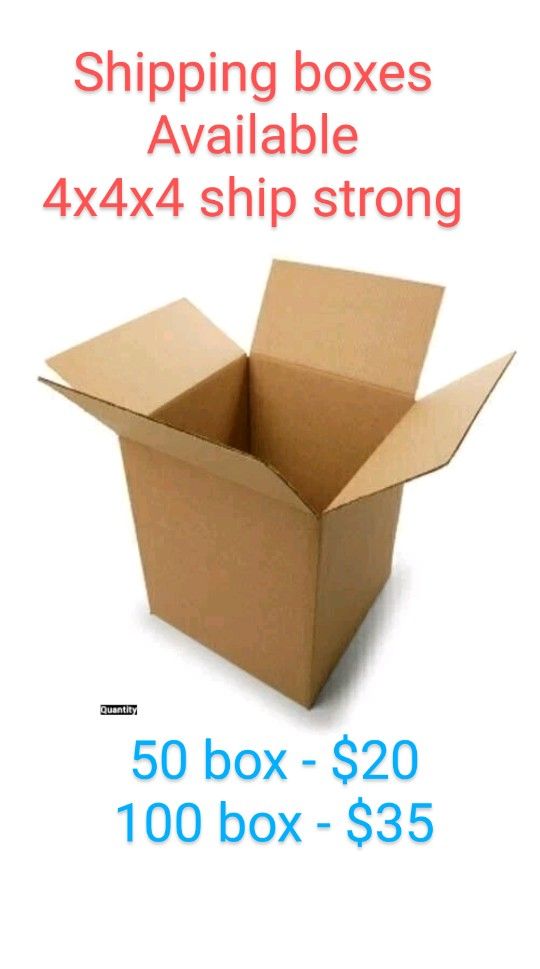 Shipping Boxes 4x4x4