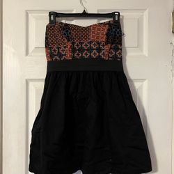 Strapless Dress With Pockets 