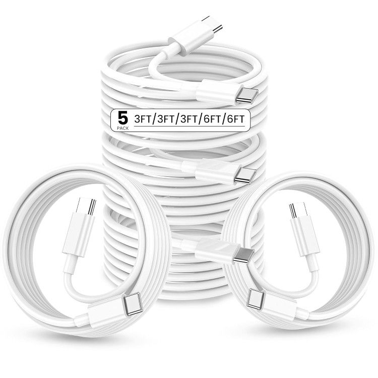 NEW 5pc Pack USB C Cable