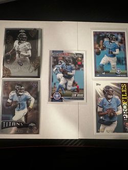 Cam Ward Tennessee Titans Topps RC Card Lot (5)