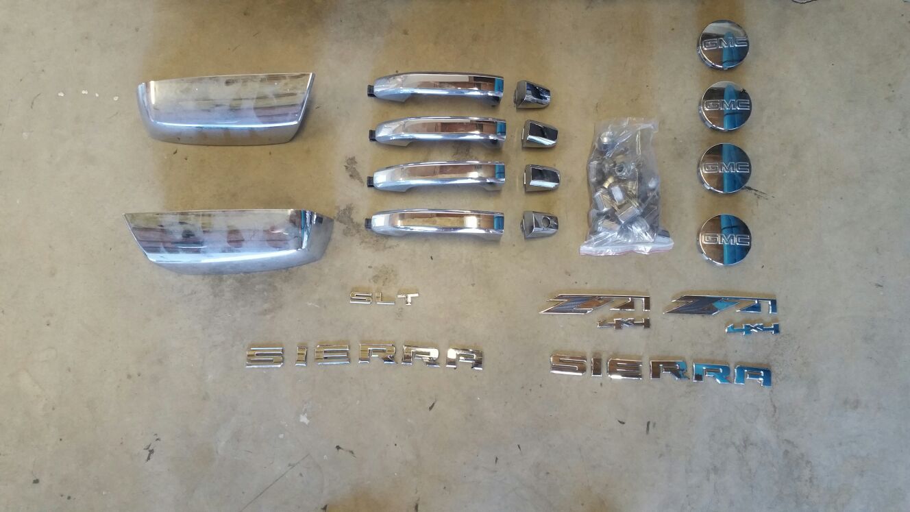 2014 GMC Sierra chrome parts