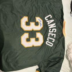 Jose Canseco Autograph Jersey
