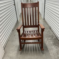 Nice, Heavy Oakwood Rocking Chair