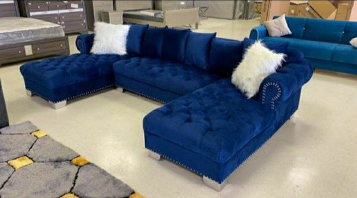 Camberly double chaise Sectional💎 NO CREDIT CHECK❤️same day delivery