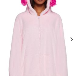 AXOLOTL FAUX FUR HOODIE XXL