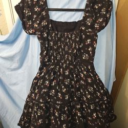 American Eagle Black Floral Mini Dress Size XS, **$$13****OBO**BRAND NEW
